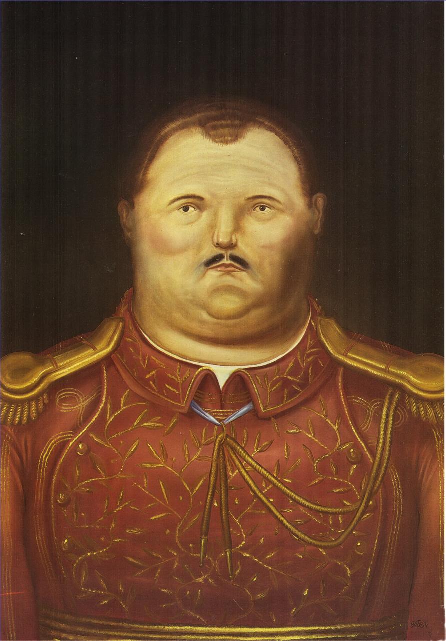 Un général Fernando Botero Peintures à l'huile